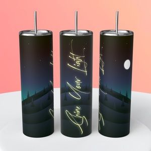 Shine your light 20 oz tumbler